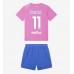 AC Milan Christian Pulisic #11 Barnkläder Tredje matchtröja till baby 2023-24 Kortärmad (+ Korta byxor) Billigt